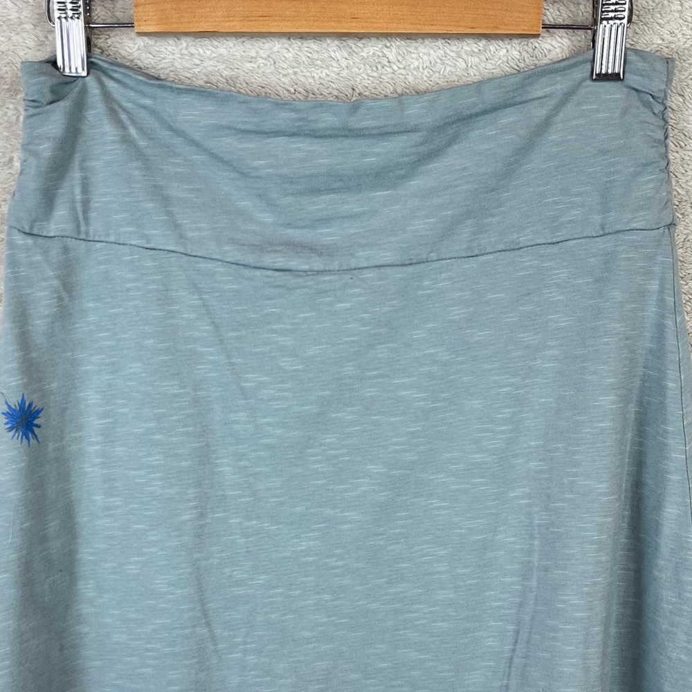 HORNY TOAD Chaka Skirt Medium Floral Embroidery Organic Cotton - Picture 6 of 12